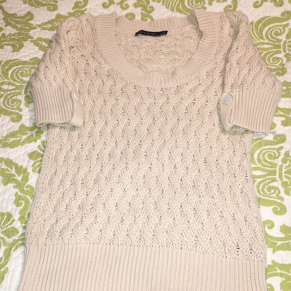 Limited size medium short sleeve sweater